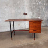 Mid Century Modern 1960's Walnut Desk