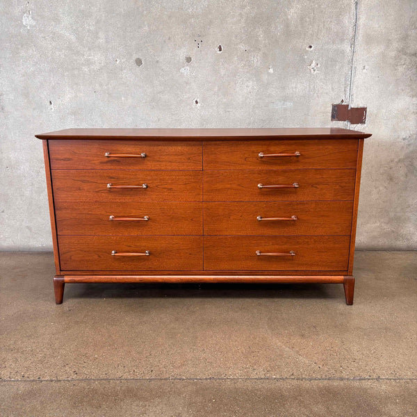 Mid Centiury Modern 1960's Walnut Eight Drawer Heritage Henredon Credenza