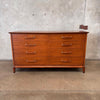Mid Centiury Modern 1960's Walnut Eight Drawer Heritage Henredon Credenza