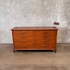 Mid Centiury Modern 1960's Walnut Eight Drawer Heritage Henredon Credenza