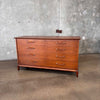 Mid Centiury Modern 1960's Walnut Eight Drawer Heritage Henredon Credenza