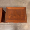 Pair of Mid Century Modern 1960's Walnut Henredon Side Table