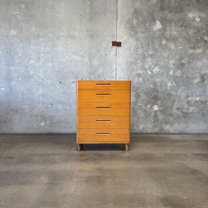 Mid Century Modern Highboy Dresser By Huntington Chair Corporation