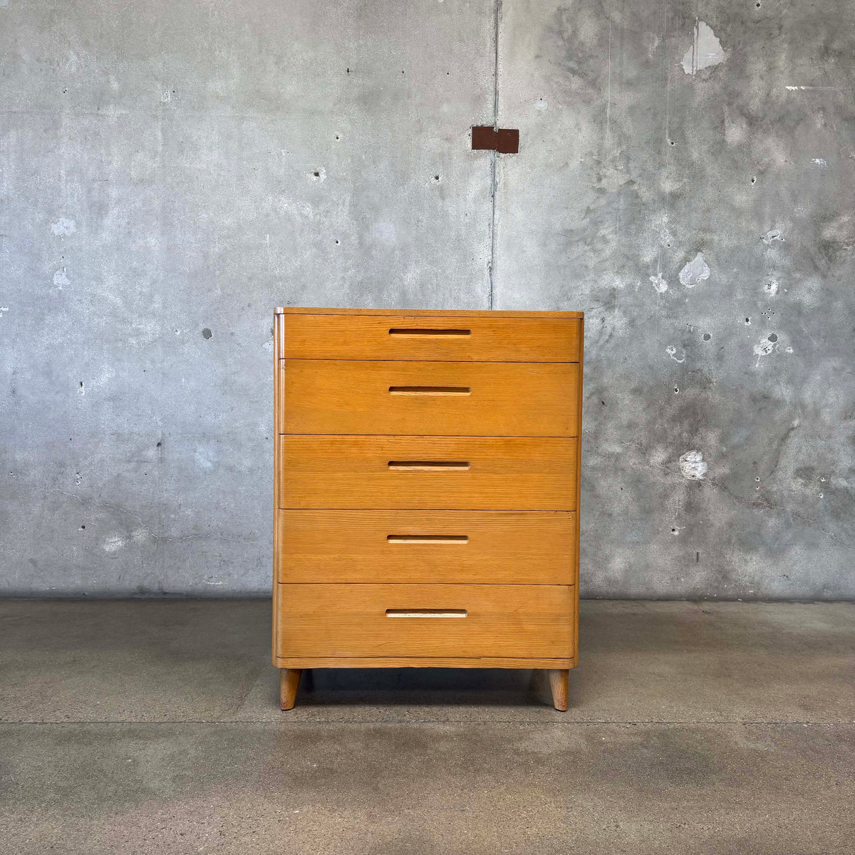 Mid Century Modern Highboy Dresser By Huntington Chair Corporation