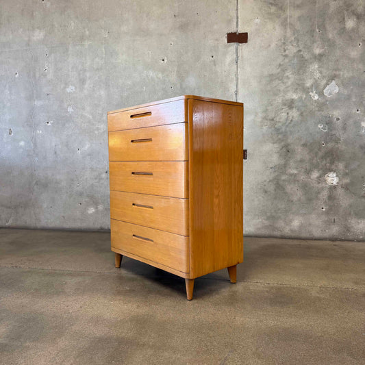 Mid Century Modern Highboy Dresser By Huntington Chair Corporation