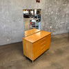 Mid Century Modern Dresser With Mirror By Huntington Chair Corporation
