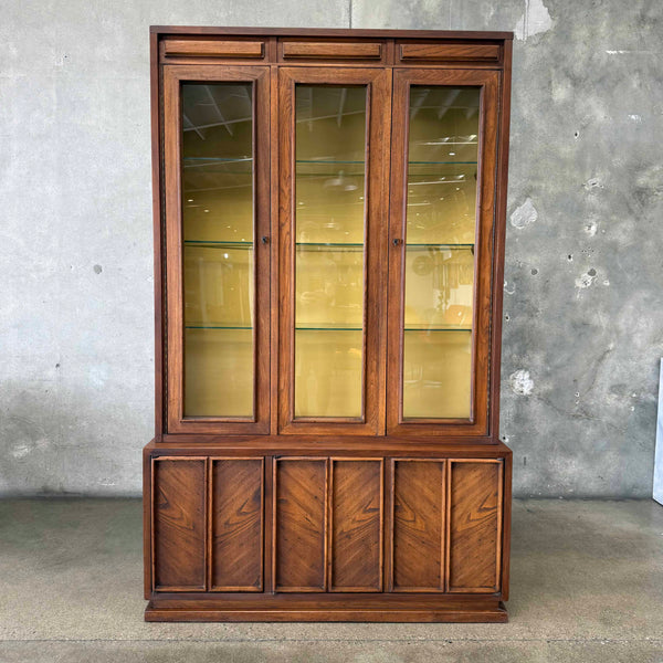 Mid Century American of Martinsville 2-Piece Display Cabinet