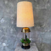 Late 60's Oil Rain Lamp with Muse - Rare Table Top Lamp Model