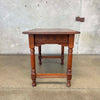 Antique Solid Walnut Writing Desk