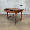 Antique Solid Walnut Writing Desk