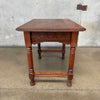 Antique Solid Walnut Writing Desk
