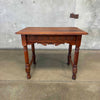 Antique Solid Walnut Writing Desk
