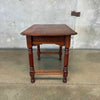 Antique Solid Walnut Writing Desk