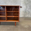Danish Teak Display Cabinet w/ Glass Doors