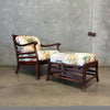 Palecek Chair & Ottoman