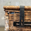 Antique Wicker Trunk With Metal Liner
