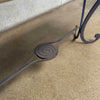 Vintage Entryway Iron & Marble Table