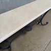 Vintage Entryway Iron & Marble Table
