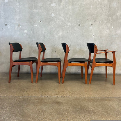 Set of Four Erik Buch Model 49 Dining Chairs