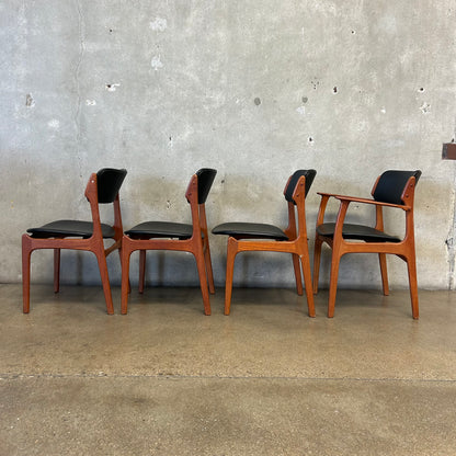 Set of Four Erik Buch Model 49 Dining Chairs