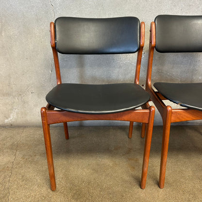 Set of Four Erik Buch Model 49 Dining Chairs