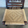 Traditional Indian Carved Pidha Folding Low Chair