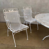 Vintage Mid Century Modern Irion Mesh Patio Set