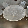 Vintage Mid Century Modern Irion Mesh Patio Set