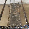 Vintage Metal Mesh and Iron Patio Console Table