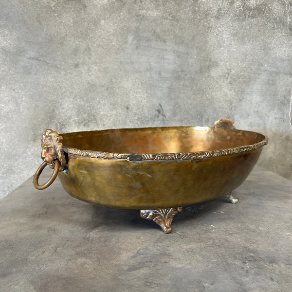 Vintage Mexican Brass Bowl