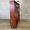 Mid Century Modern Bookshelf Room Divider and Display Wall Unit