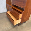 Mid Century Modern Bookshelf Room Divider and Display Wall Unit