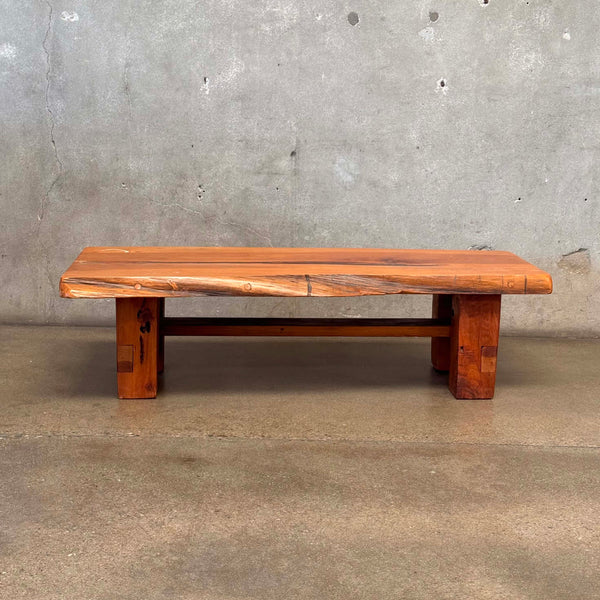 Craftsman Slab Coffee Table
