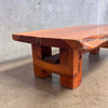 Craftsman Slab Coffee Table