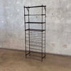 Belgium Wine Rack w/Metal Shelves