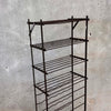 Belgium Wine Rack w/Metal Shelves