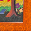 1970's Needle Point Art w/Oak Frame