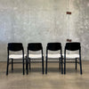Set of Four 1970's Lacquered Italian Dining Chairs