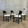 Set of Four 1970's Lacquered Italian Dining Chairs