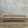 Iron and Walnut Table/Bench by Vista of California