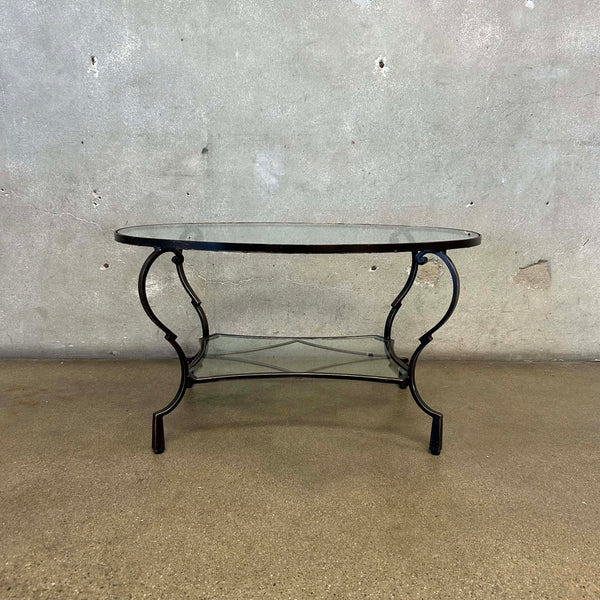 Iron & Glass End/Coffee Table