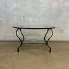 Iron & Glass End/Coffee Table