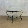 Iron & Glass End/Coffee Table