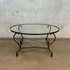 Iron & Glass End/Coffee Table