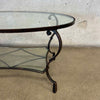 Iron & Glass End/Coffee Table
