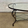 Iron & Glass End/Coffee Table