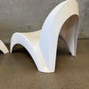 Pair Angel Trumpet Patio Pool Chairs