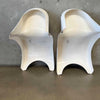 Pair Angel Trumpet Patio Pool Chairs