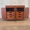 Mid Century Modern Martinsville 1960's High Boy/Men's Chest Walnut/Oak