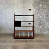 Mid Century Modern Record Shelf Cabinet